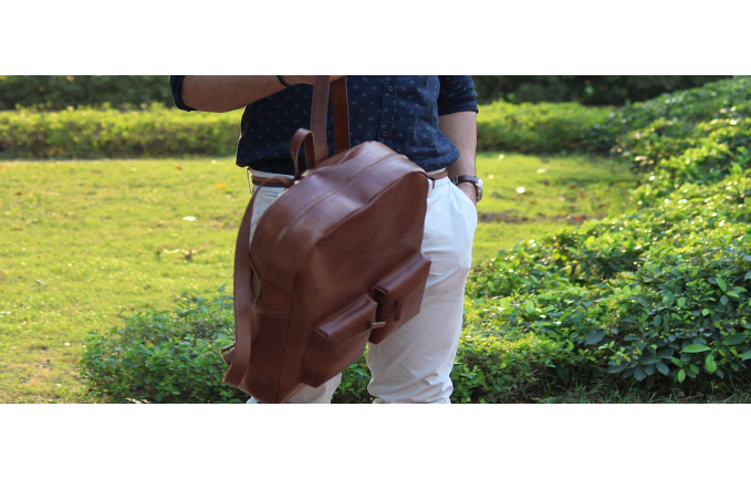THE LEATHER "CLASSIC OLD SCHOOL RUCKSACK" HERITAGE