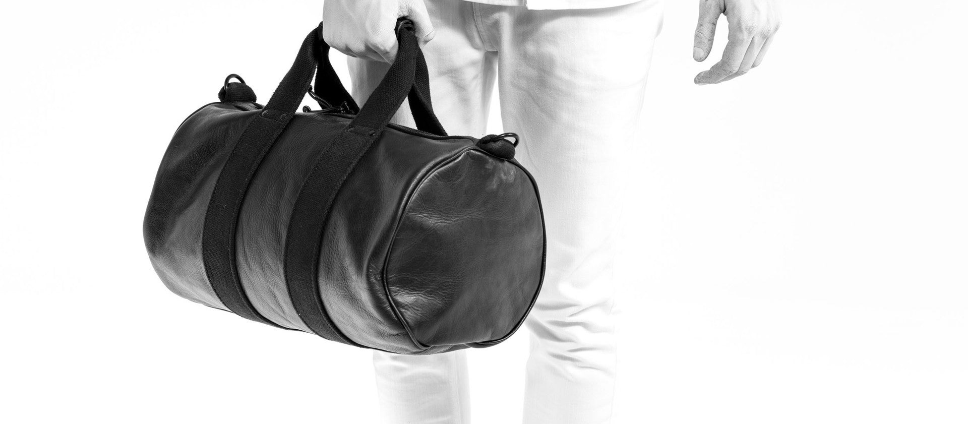 THE"BARREL GYM " DUFFLE BAG COAL