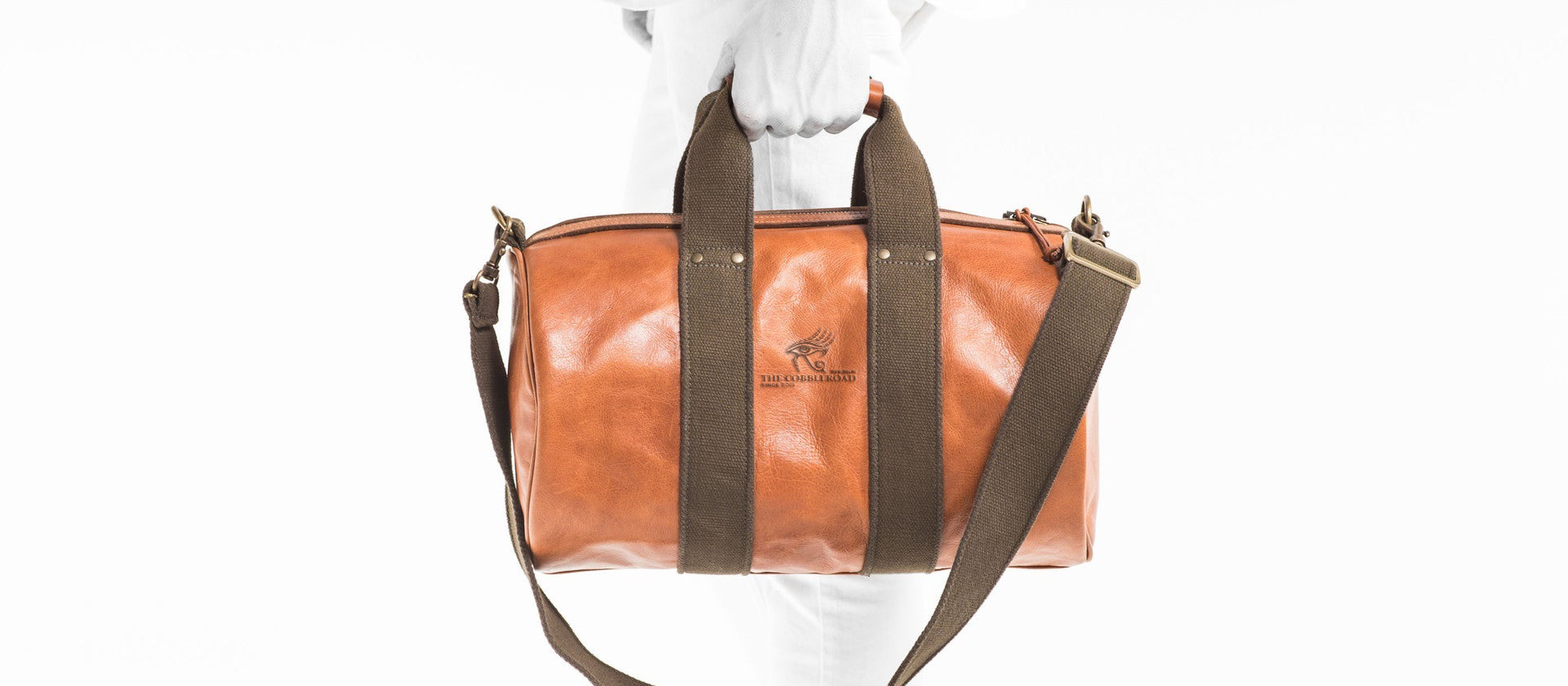 THE"BARREL GYM " DUFFLE BAG TAN THE"BARREL GYM " DUFFLE BAG TAN