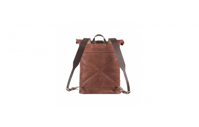 THE "LEGENDARY BHISMA" LEATHER ROLL TOP BAG