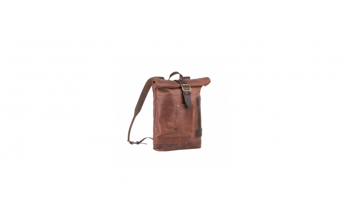THE "LEGENDARY BHISMA" LEATHER ROLL TOP BAG