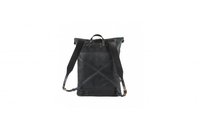 THE "LEGENDARY BHISMA" LEATHER ROLL TOP BAG