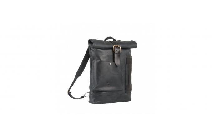 THE "LEGENDARY BHISMA" LEATHER ROLL TOP BAG
