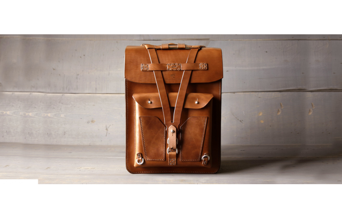 THE "WANDERER BACKPACK" LEATHER  HERITAGE