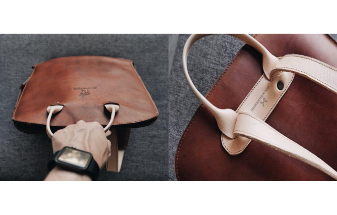 THE "WILLOWY BACKPACK " LEATHER TAN