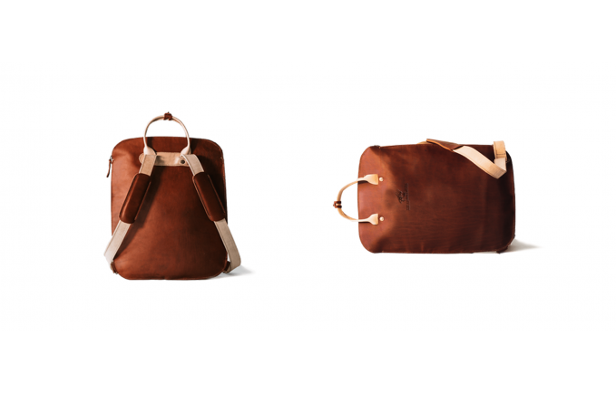 THE "WILLOWY BACKPACK " LEATHER TAN